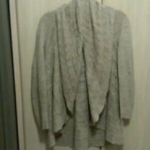 Karen Scott shawl collar woven knit sweater . XS